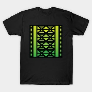 “Dimensional DNA (2)” - V.6 Green - (Geometric Art) (Dimensions) - Doc Labs T-Shirt
